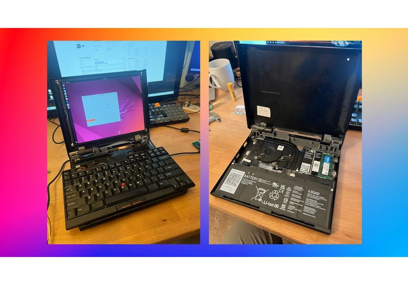  IBM Thinkpad 701C Receives 21st Century 'Brain Transplant' 