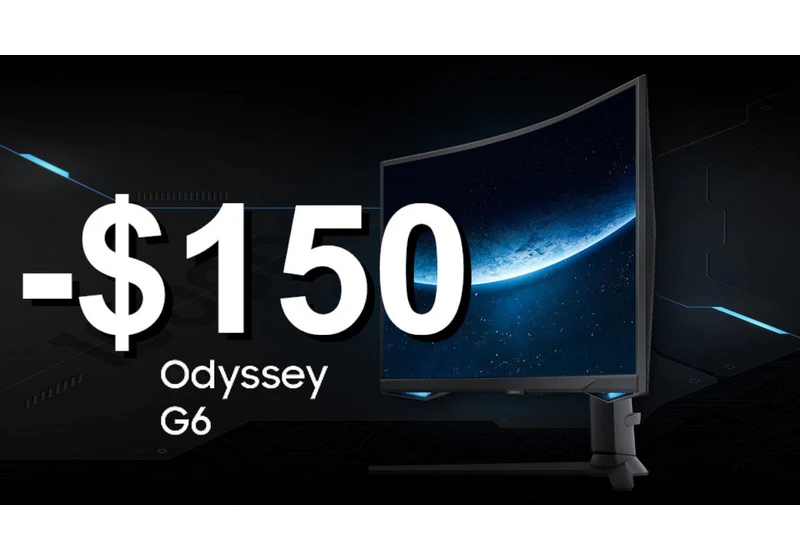  Save $150 on Samsung's curved 27" Odyssey 240Hz QHD monitor for ultra-immersive gaming 