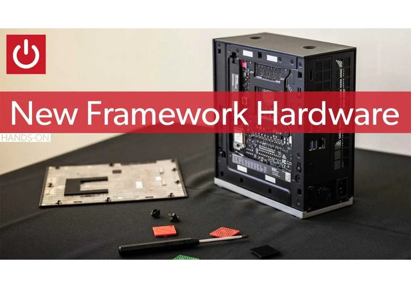 Hands-on with the Framework Desktop and Laptop 12