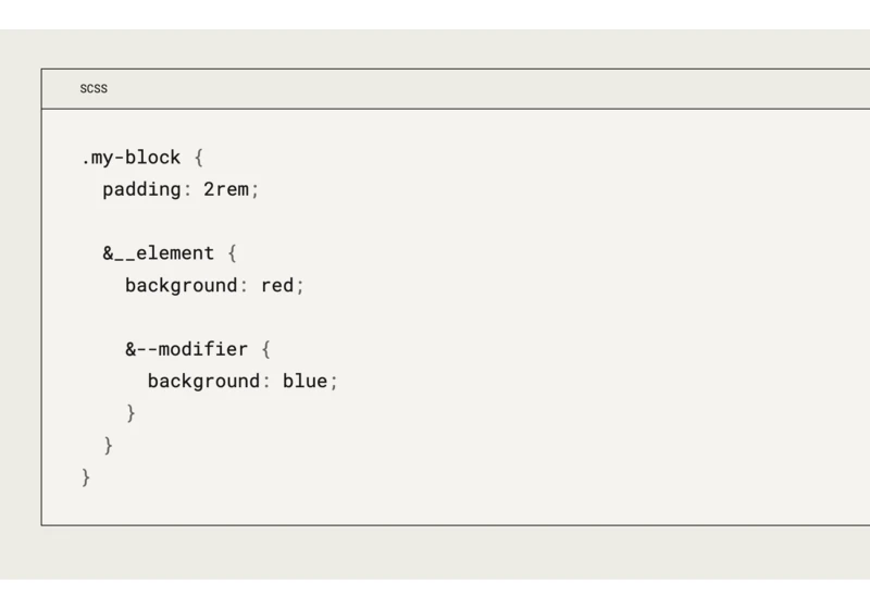 CSS nesting