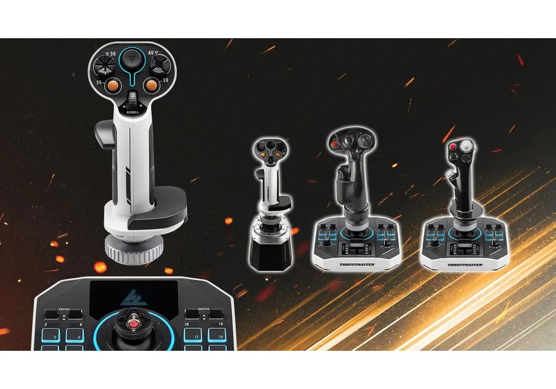  Thrustmaster announces the Sol-R 1 and Sol-R 2 HOSAS flight sticks designed for space sims like Elite Dangerous 