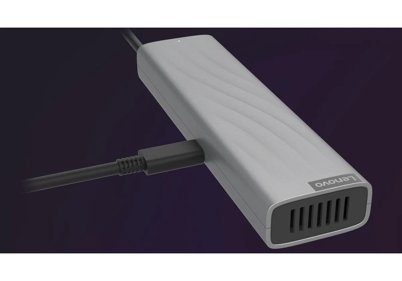  Lenovo showcases a USB-C connected AI Stick with a 32 TOPS NPU on board 