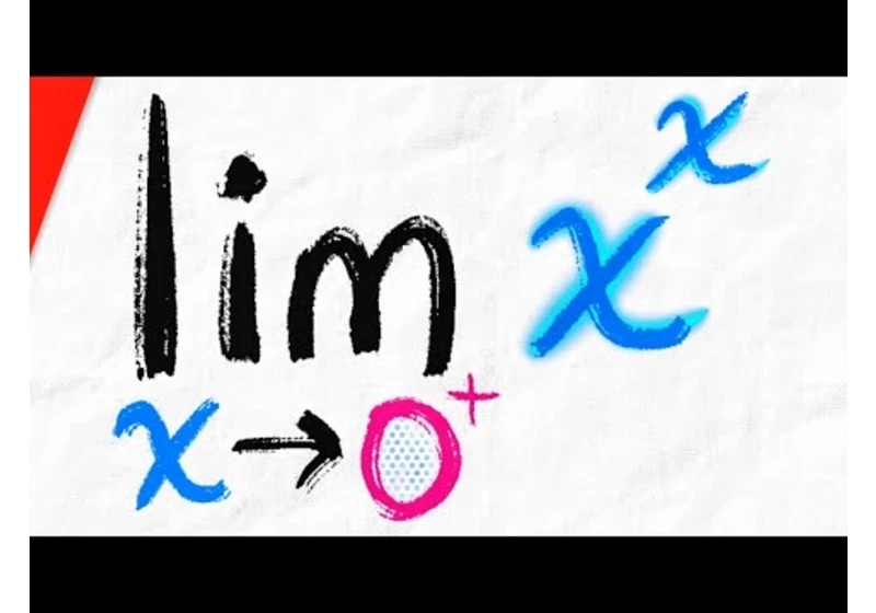 Limit of x^x as x approaches 0 | Calculus 1 Exercises