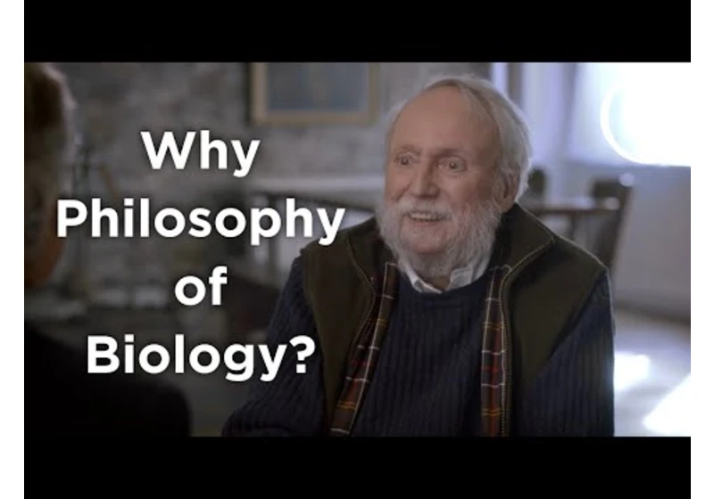 Michael Ruse - Why Philosophy of Biology?