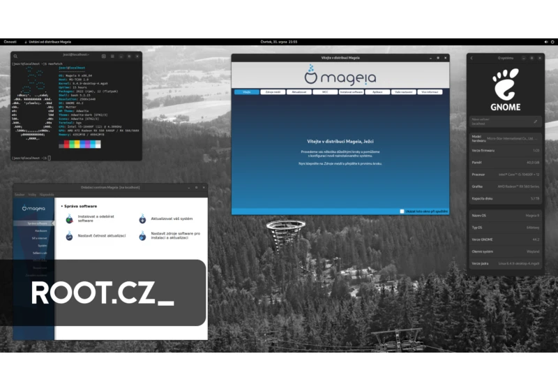 Mageia 9 je po všech stránkách lepší a stále i s 32bitovou verzí