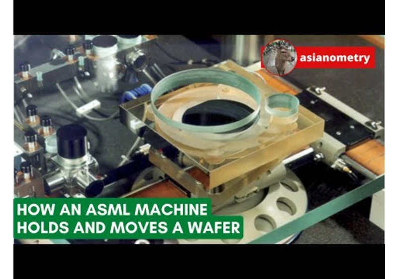 How an ASML Lithography Machine Moves a Wafer