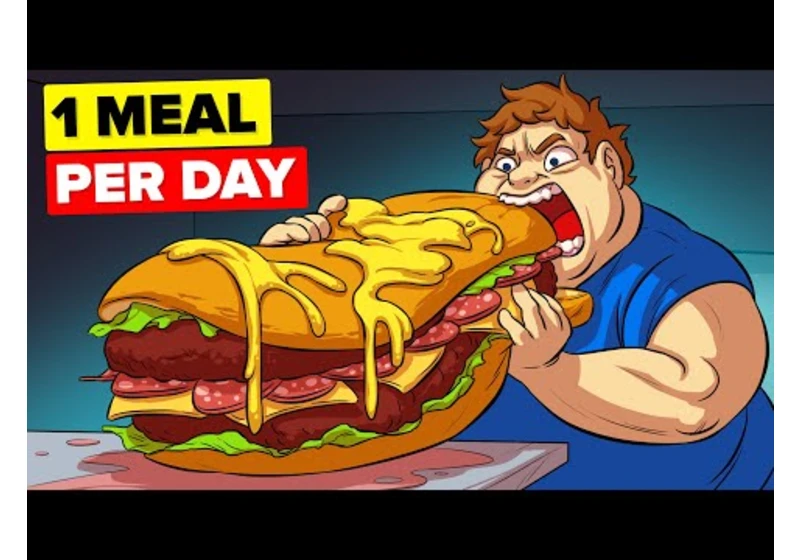 I Ate One Meal a Day For 30 Days - Food Challenge