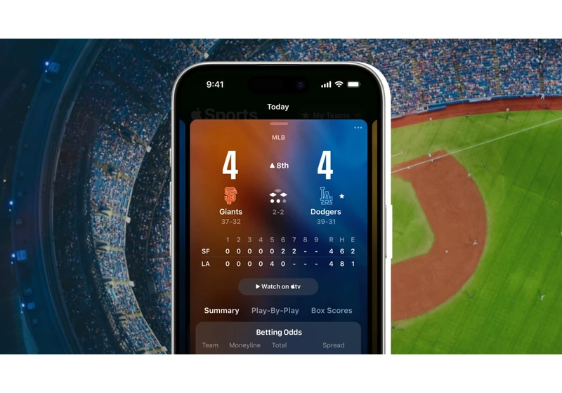 Apple’s new Sports app for the iPhone is all about the scores