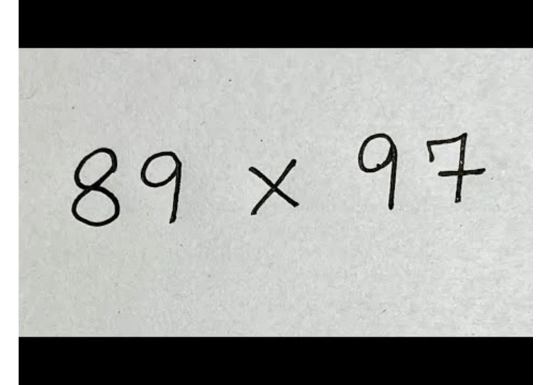 Can you solve this two digit multiplication within 60 seconds without a calculator?