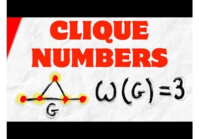 Clique Number of a Graph | Graph Theory Exercises