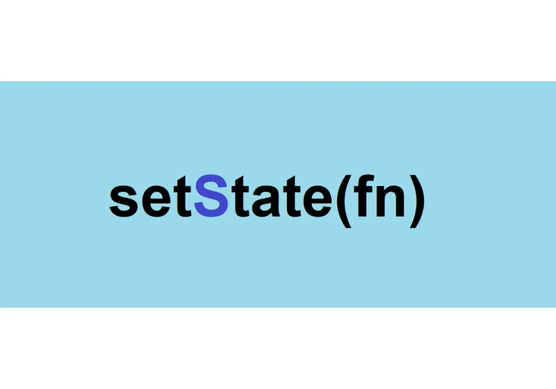 What is setState() in flutter and when to use it?