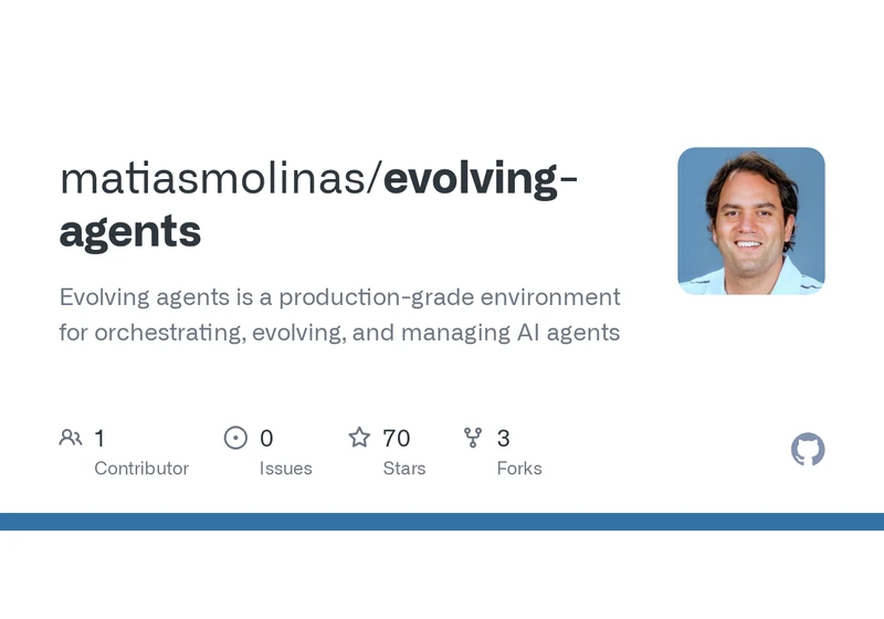 Show HN: Evolving Agents Framework