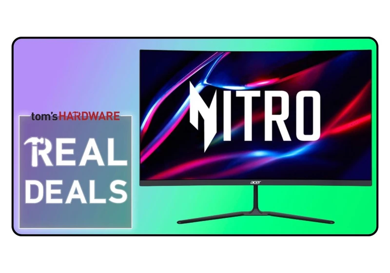  Upgrade to an Acer Nitro 27-inch gaming monitor with a 170 Hz refresh rate for only $149 