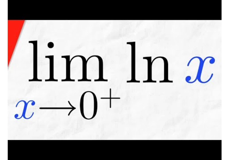 Limit of lnx as x approaches 0 | Real Analysis Exercises