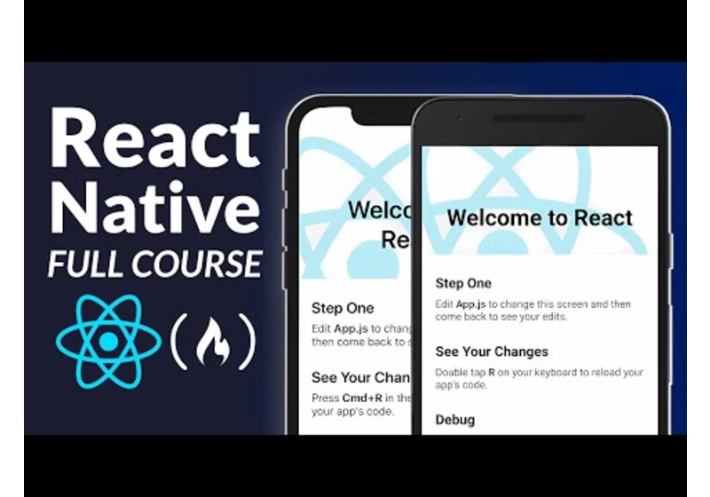 React Native Course – Android and iOS App Development