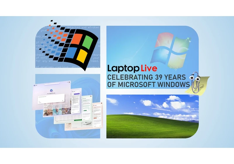  Celebrating 39 years of Microsoft Windows LIVE: A Laptop Mag retrospective 