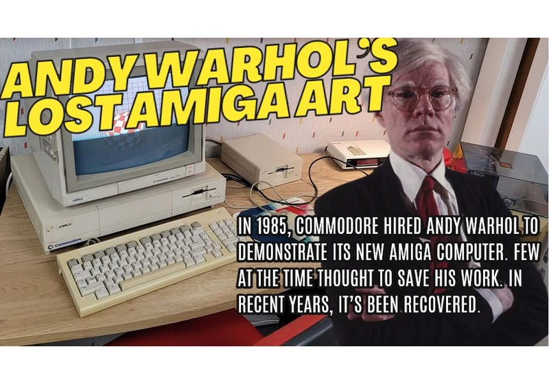 Andy Warhol's lost Amiga art found