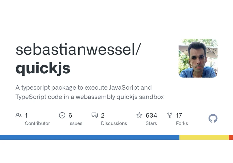 Execute JavaScript in a WebAssembly QuickJS Sandbox