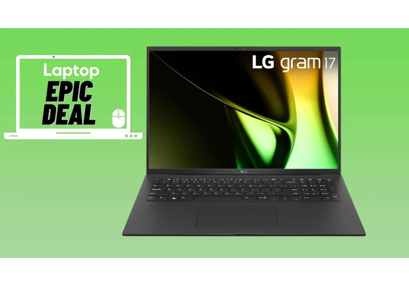  Wow! The ultraportable LG gram 17 laptop just dropped $500 at Amazon 