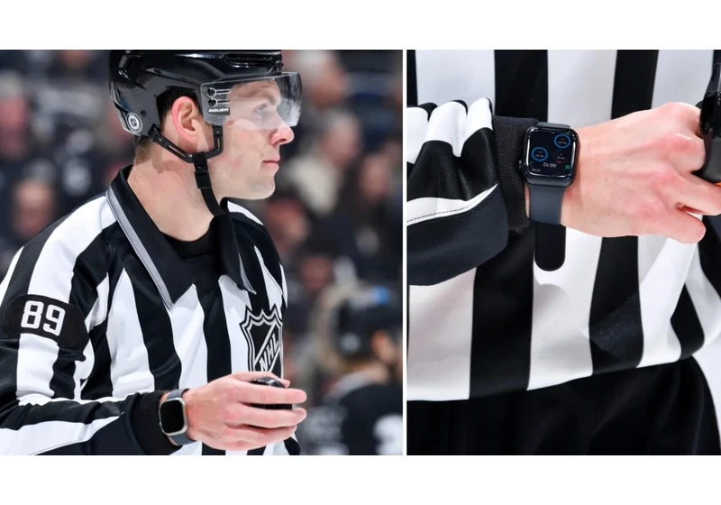 Forget VAR, the NHL is using Apple Watches to help referees