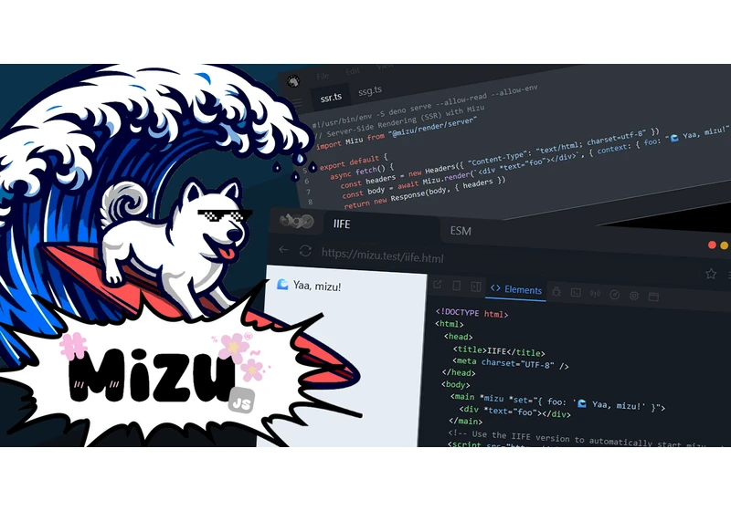 Show HN: Mizu.js – Lightweight HTML templating library for any-side rendering