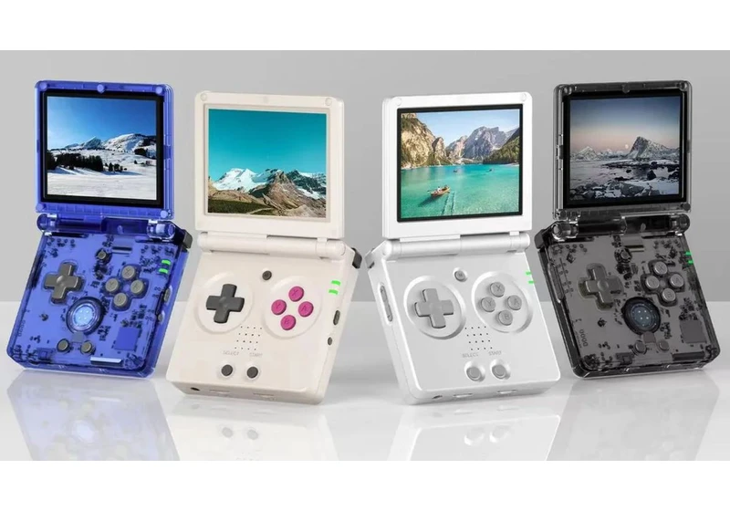  The best Game Boy Advance SP clone is about to debut three new transparent colors 