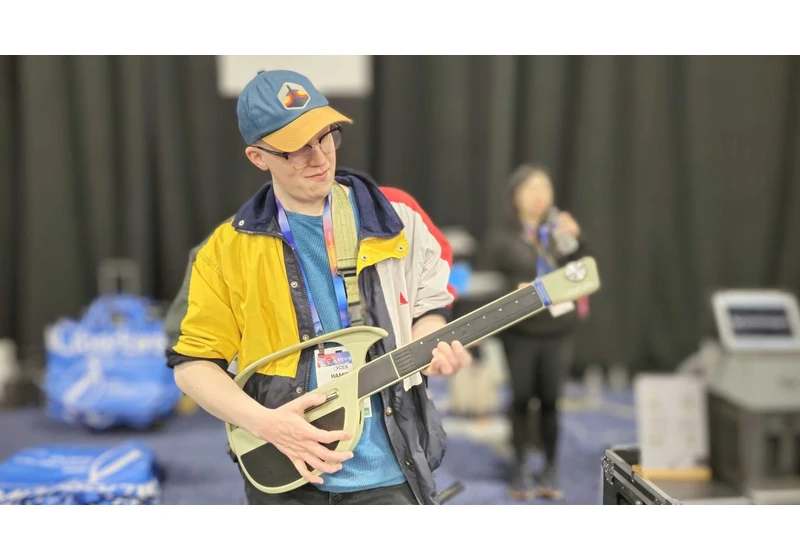  This stringless guitar is Guitar Hero in real life – and I low key love it 