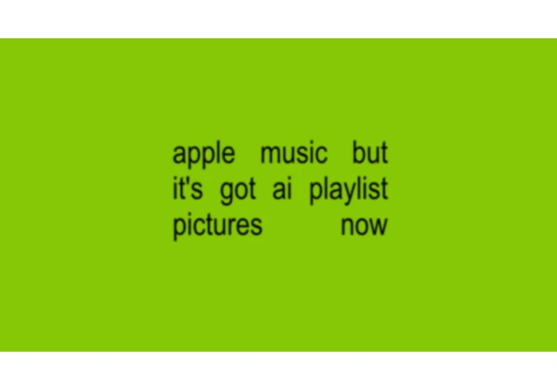  Apple Music looks set to get generative AI art in iOS 18, and I'm going to abuse it so beautifully 