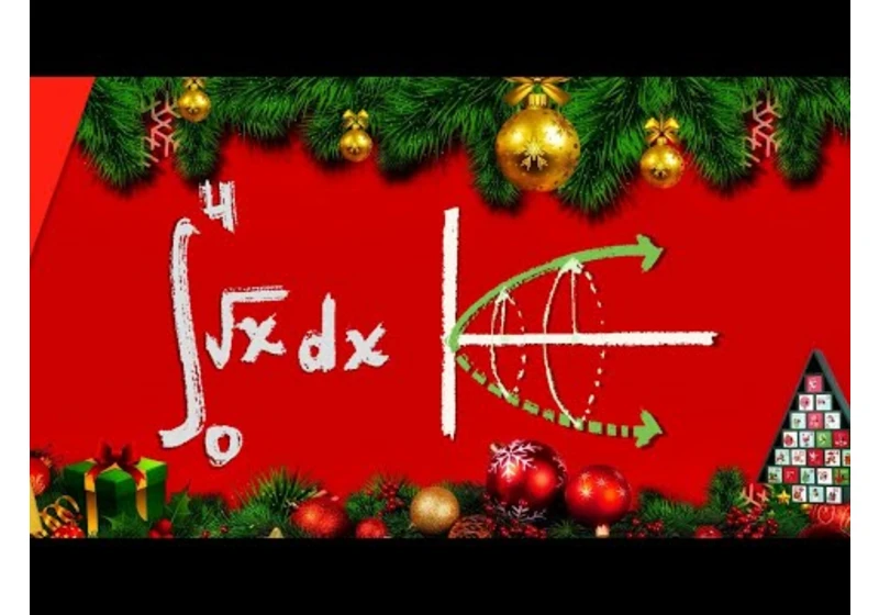 Cutting a Solid in Half with Calculus! | AP Calc FRQ Advent Calendar Day 1