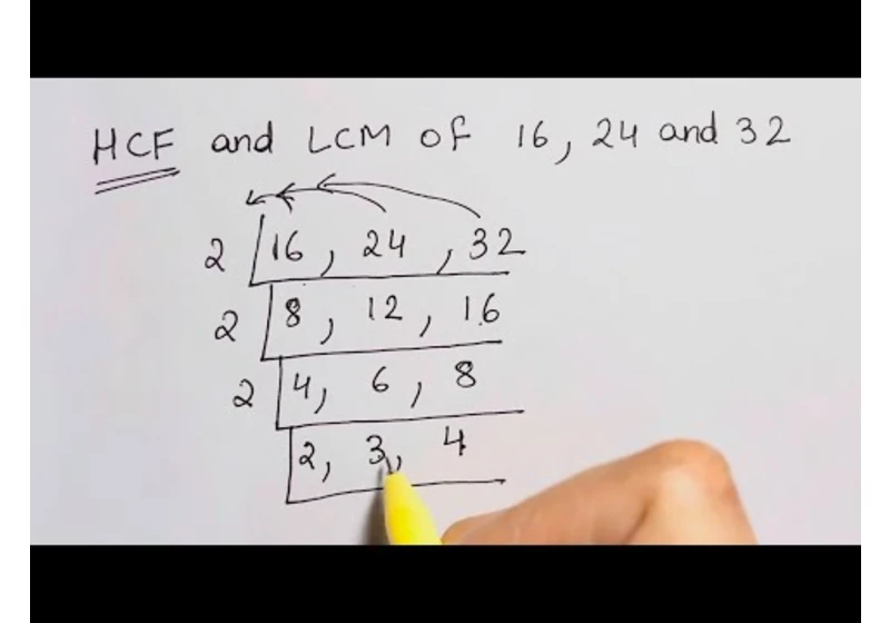 Understand Prime Factorization | How to find HCF and LCM of 3 or more numbers easily for Grades 4-8