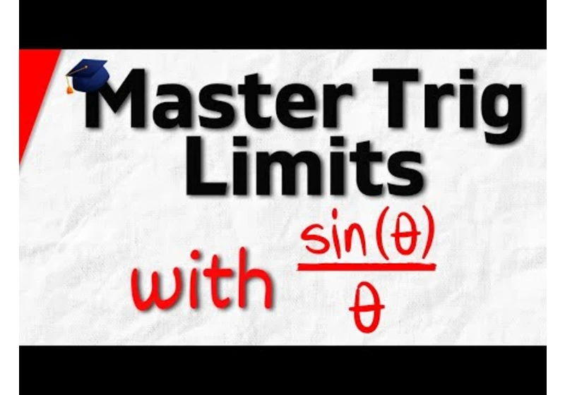 Master Trig Limits with sinx/x as x approaches 0 | Calculus 1 Exercises