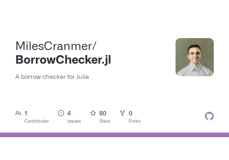 Borrowchecker.jl – Designing a borrow checker for Julia