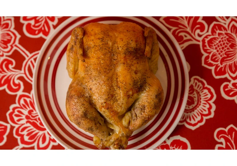 Air Fryer Roasted Chicken Is the Easiest Fall Dinner Ever