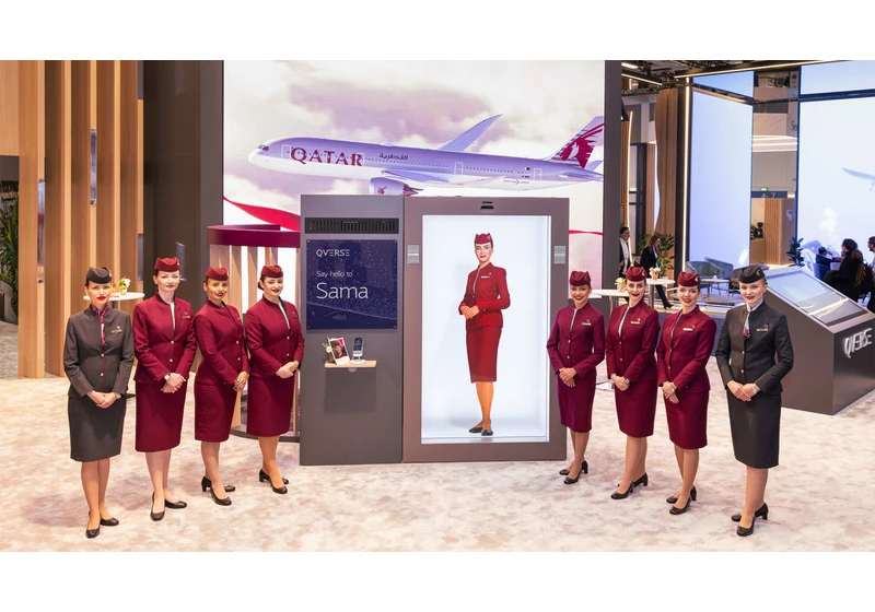 Qatar Airways says its AI flight attendant is the airline industry’s first ‘digital human’