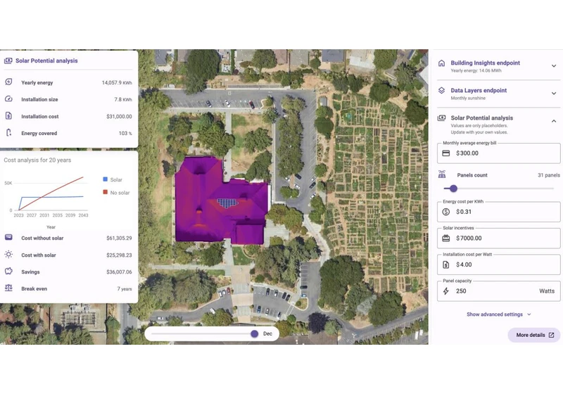 Google's new sustainability APIs can estimate solar, pollutant and pollen production