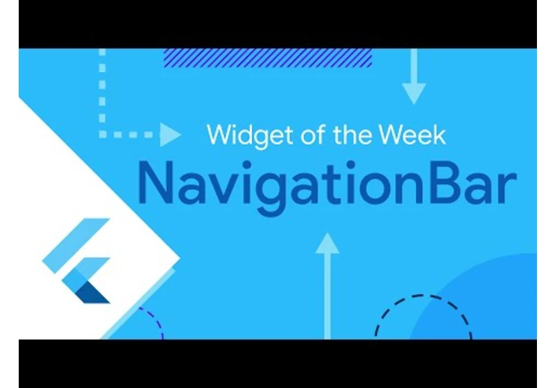 NavigationBar (Widget of the Week)