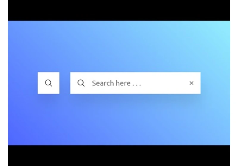 Animated Search Box in HTML & CSS with Icon | Javascript @Online Tutorials