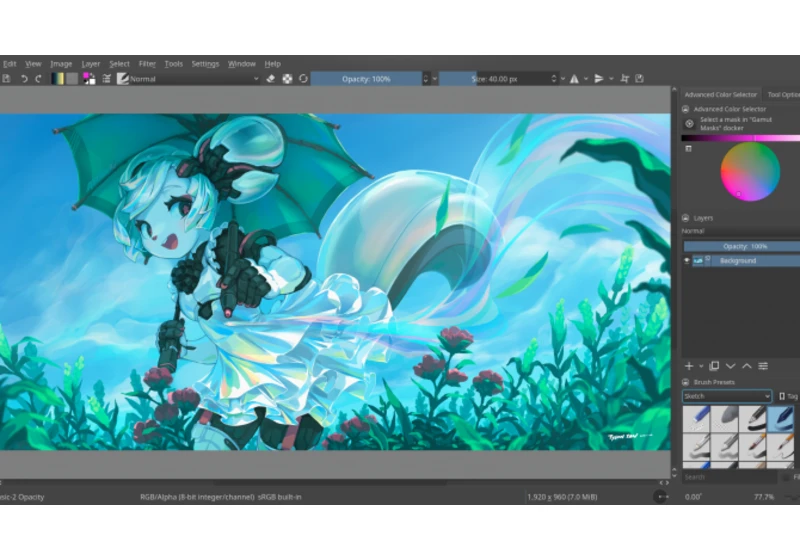 Krita 5.1 přináší WebP a počáteční podporu JPEG XL, VIA GPU a rok 2022