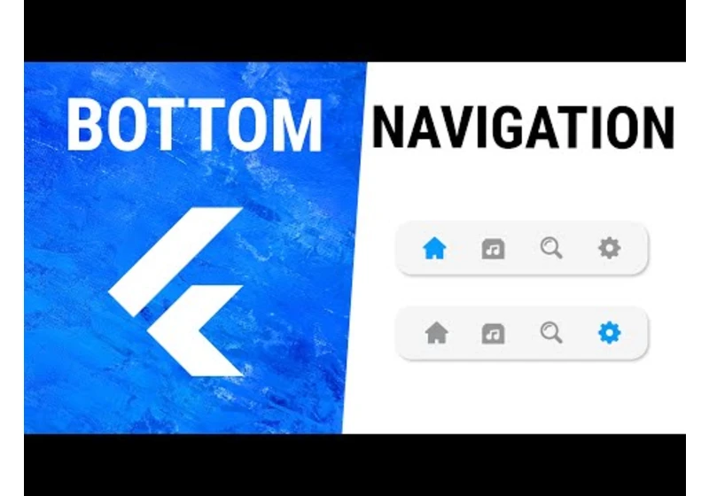 Flutter NavigationBar Widget