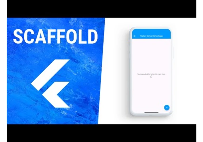 Flutter Scaffold Widget