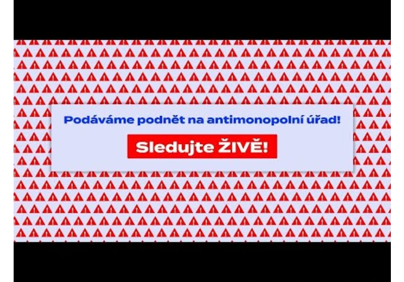 Podáváme podnět na antimonopolní úřad