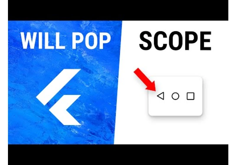 Flutter WillPopScope Widget