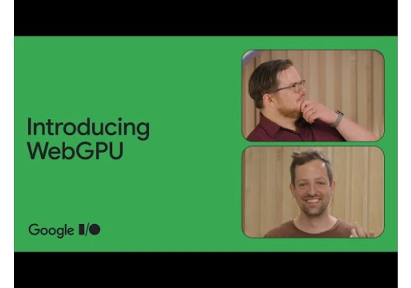 Introducing WebGPU: Unlocking modern GPU access for JavaScript