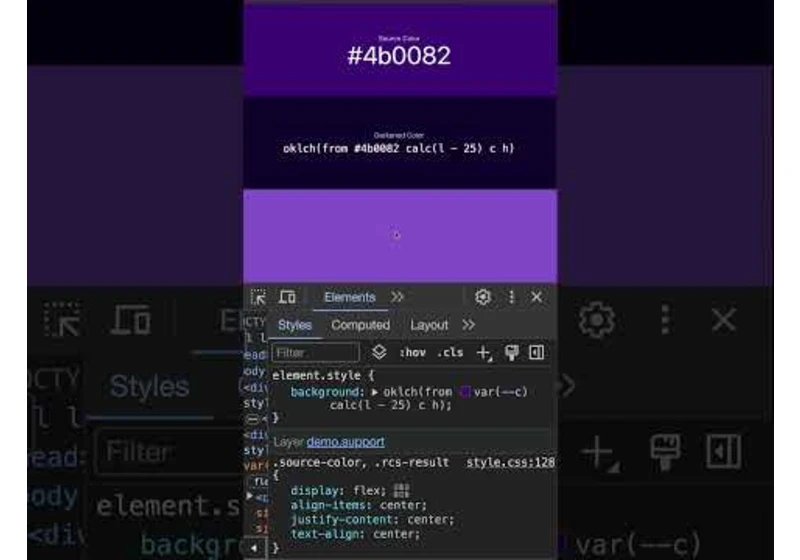 Lightening and darkening color - GUI Snippets