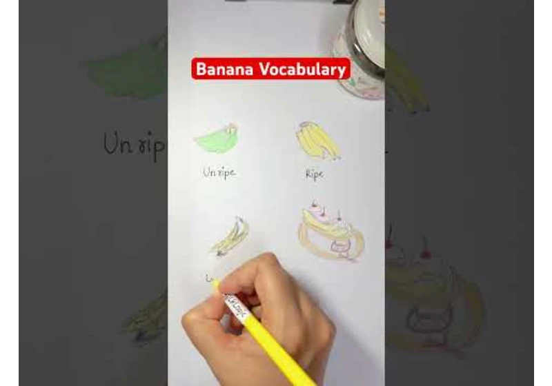 Banana Vocabulary