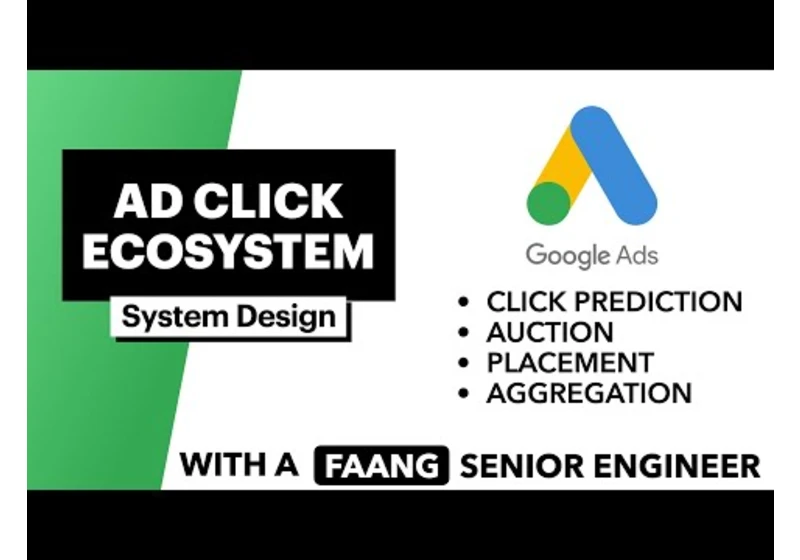 System Design: Ad Click Ecosystem