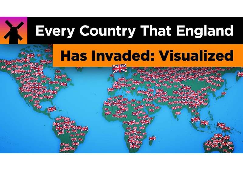 Every Country England Has Invaded: Visualized