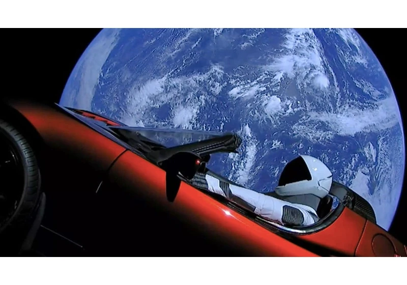 Elon Musk's Tesla Is Still Floating in Space After 7 Years