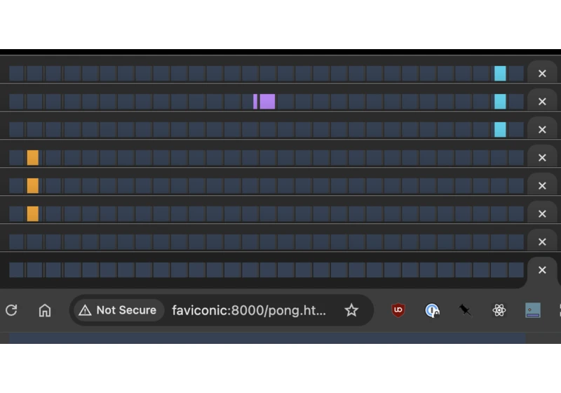 Running Pong in 240 browser tabs