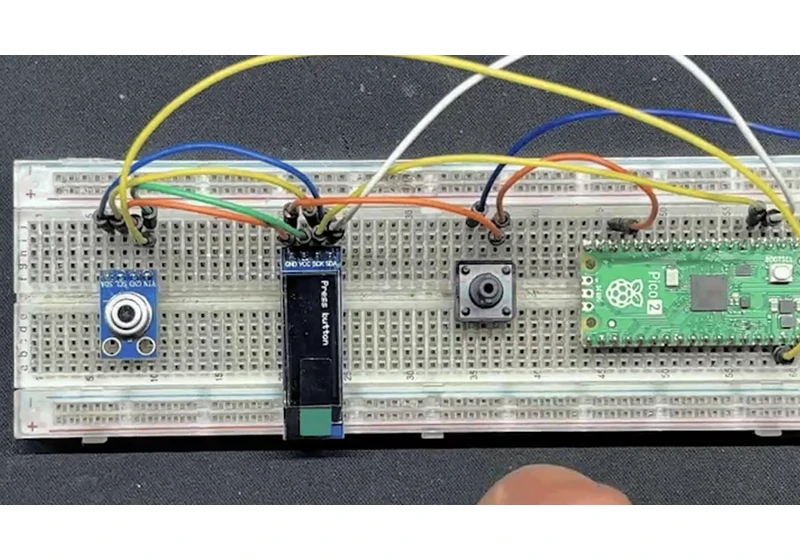  Maker builds Raspberry Pi-powered temperature gun using a Pico 2 